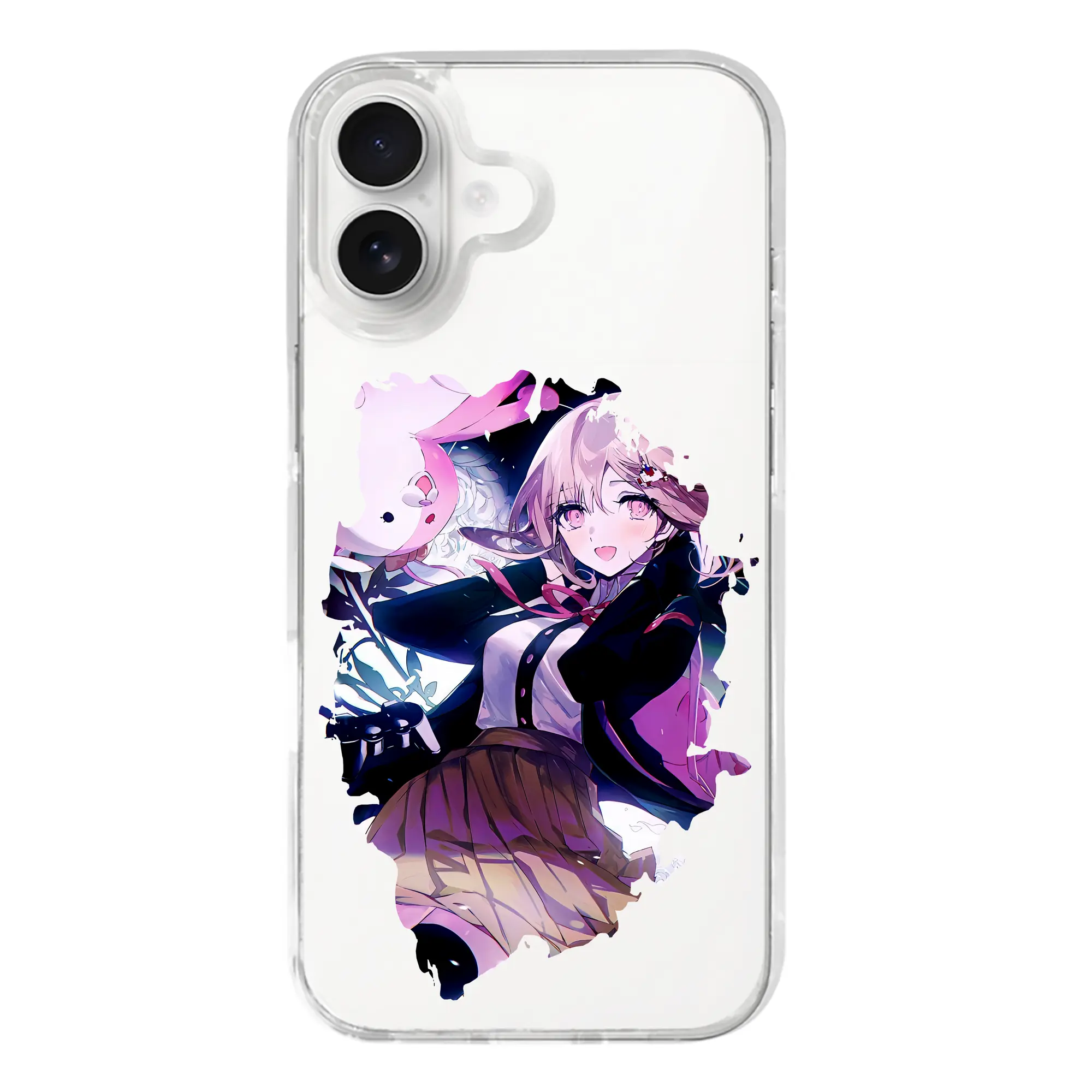 ダンガンロンパ グッズ,七海千秋 - iPhone 17シリーズ 透明スマホケース – 薄型・耐衝撃・精密フィット保護カバー